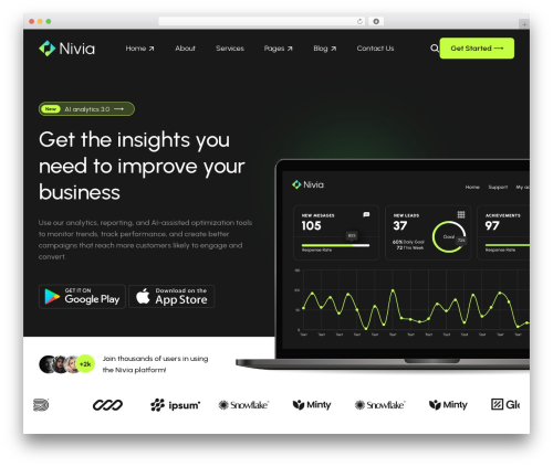 Theme WordPress Nivia WP - nivia.alithemes.com