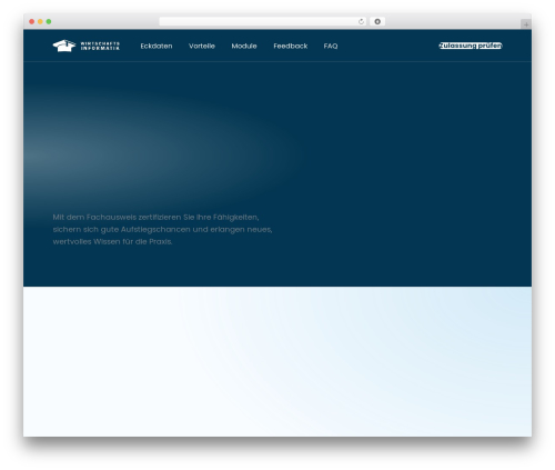 WordPress theme convertio - wirtschaftsinformatik-fachausweis.ch