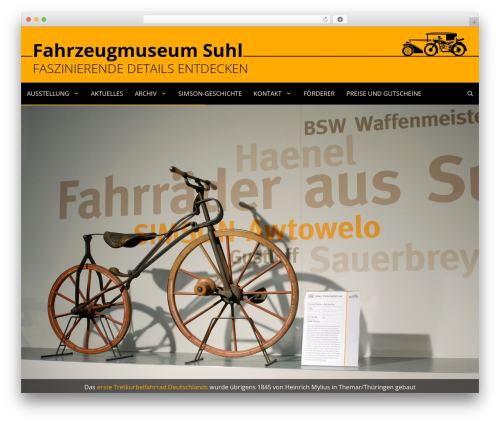 WordPress theme GeneratePress - fahrzeug-museum-suhl.de