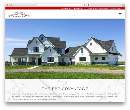 WordPress theme Themify Flat - ebdtruss.com
