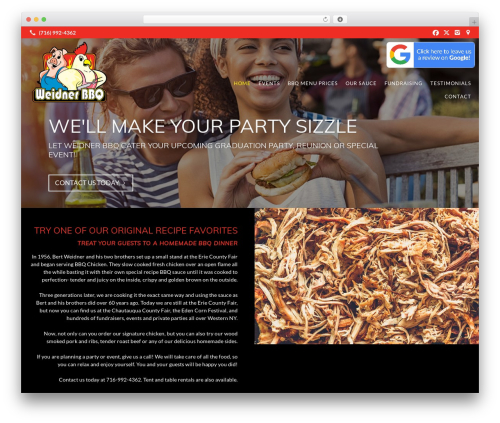 Best WordPress theme Beacon Theme - wnybbq.com