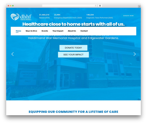 Fundraisemaster WordPress plugin - dhhf.ca
