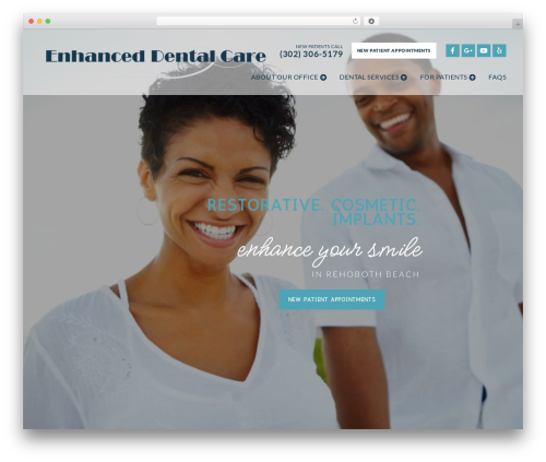 codebase 2 theme WordPress - enhanceddentalcare.com