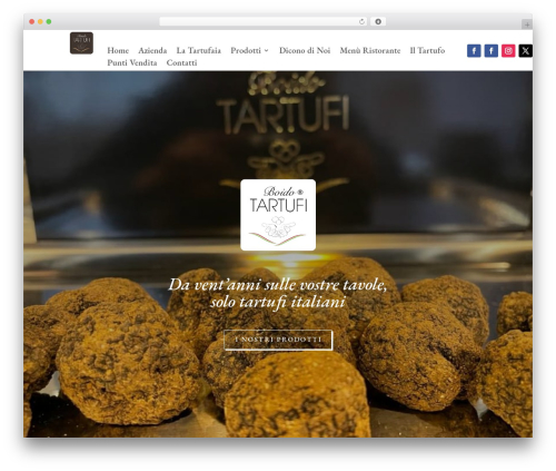 Divi WordPress theme - boidotartufi.it