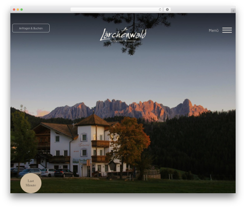 Hello Elementor WordPress theme design - landgasthof.it