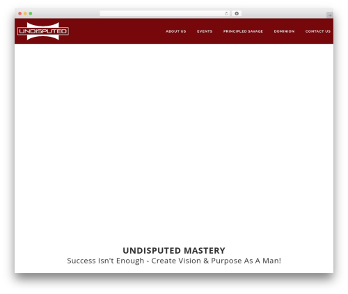 Hello Elementor WordPress theme - undisputedmastery.com