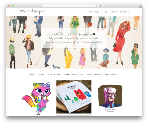 HyperX WordPress theme - nicolettedavenport.com