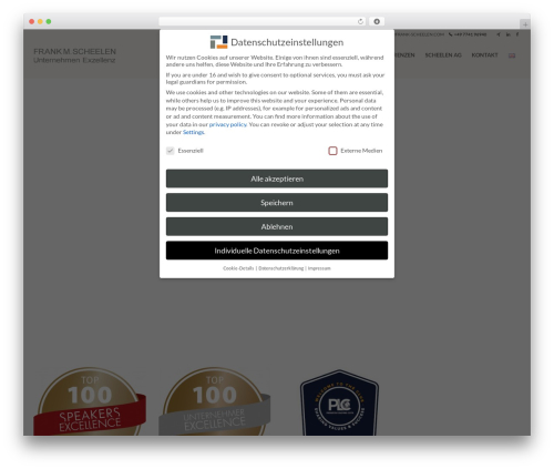 Mentor WordPress theme - frank-scheelen.com