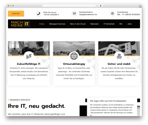 Ontech WordPress theme - machmeineit.de Ontech WordPress theme - machmeineit.de