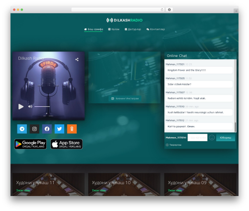 Soundbyte Progression WordPress theme - dilkashradio.com