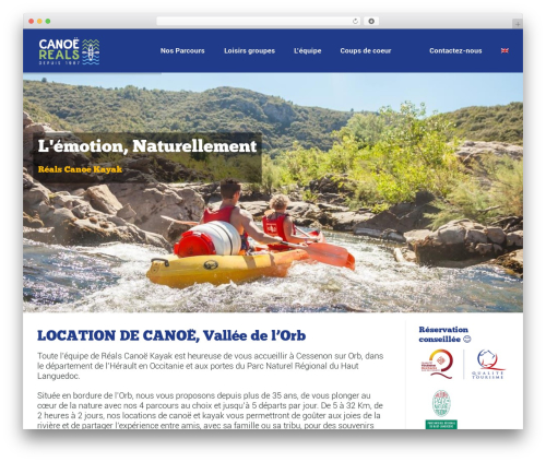 Sport WordPress theme design - base-reals.com