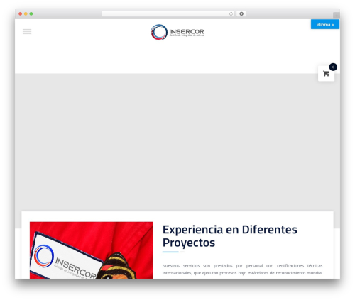Tectxon WordPress theme - insercor.com