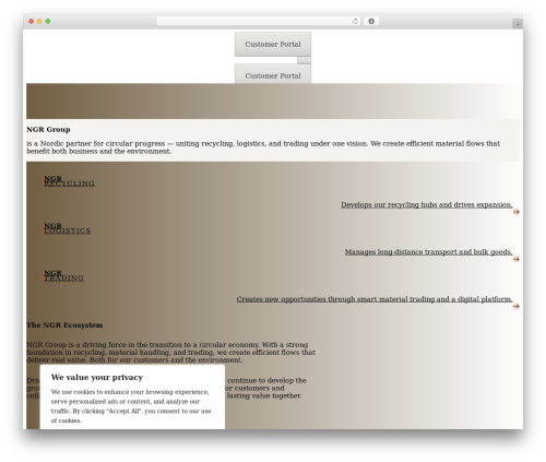WordPress theme Etch Theme - ngr.fi