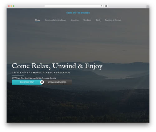 WordPress theme Page Builder Framework - castleonthemountain.com