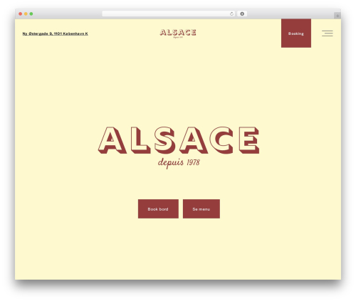 WordPress theme Sovino Multisite Theme - alsace.dk