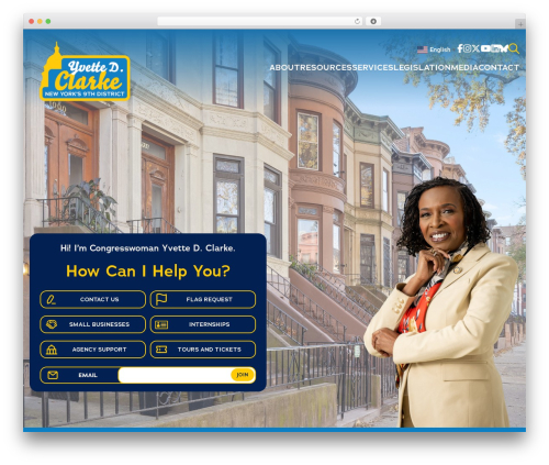 45PRESS Theme WordPress theme - clarke.house.gov