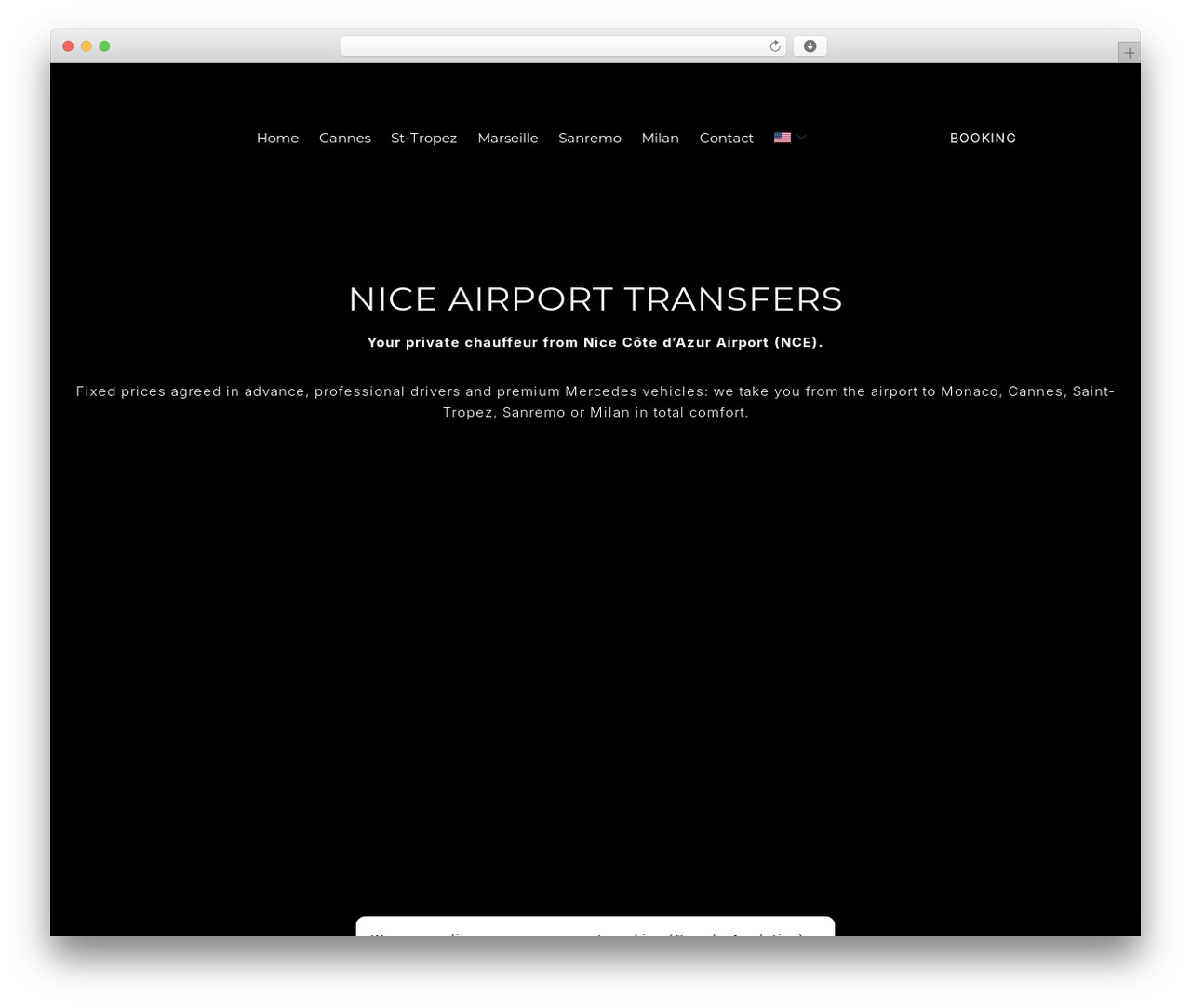 Arcrex WordPress theme - nice-airport-transfers.com