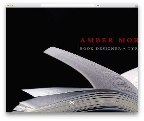 Baylie WordPress theme - ambermorena.com