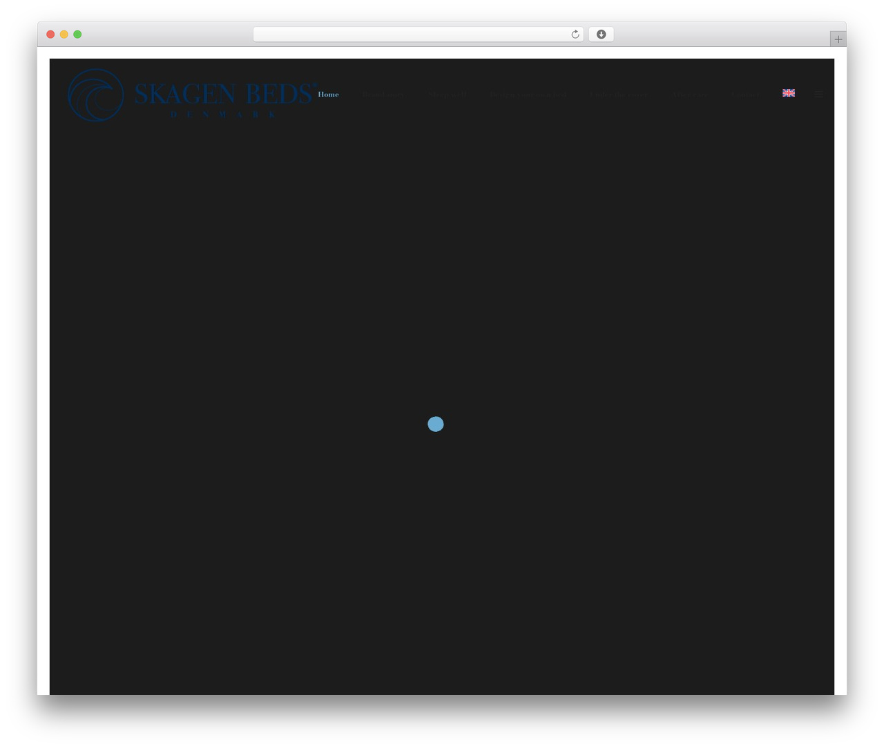 Bridge WordPress theme - skagenbeds.com