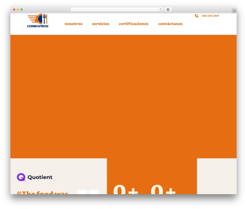 Catera WordPress theme - comiexpress.com