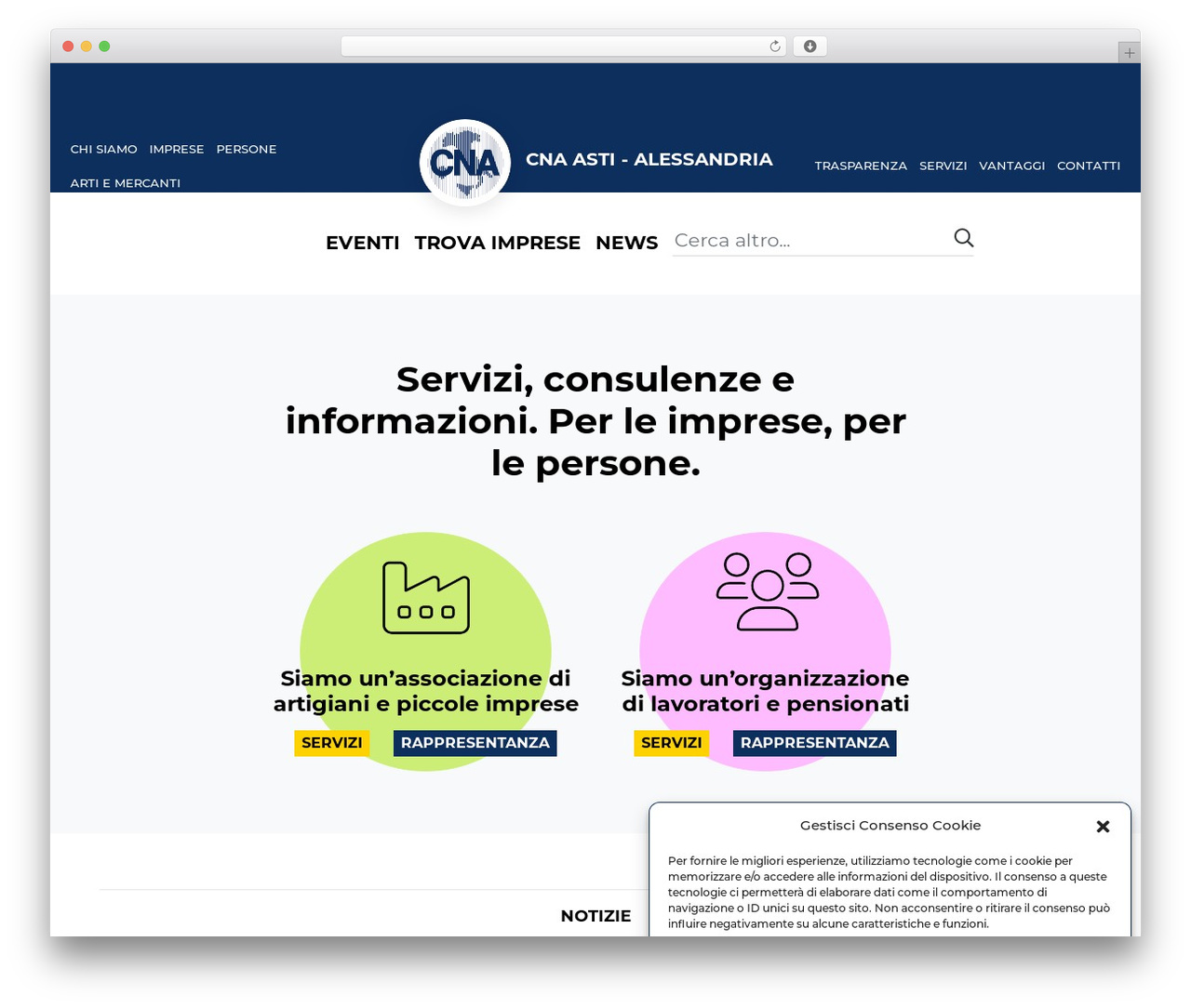 CNA theme WordPress - cna-atal.it