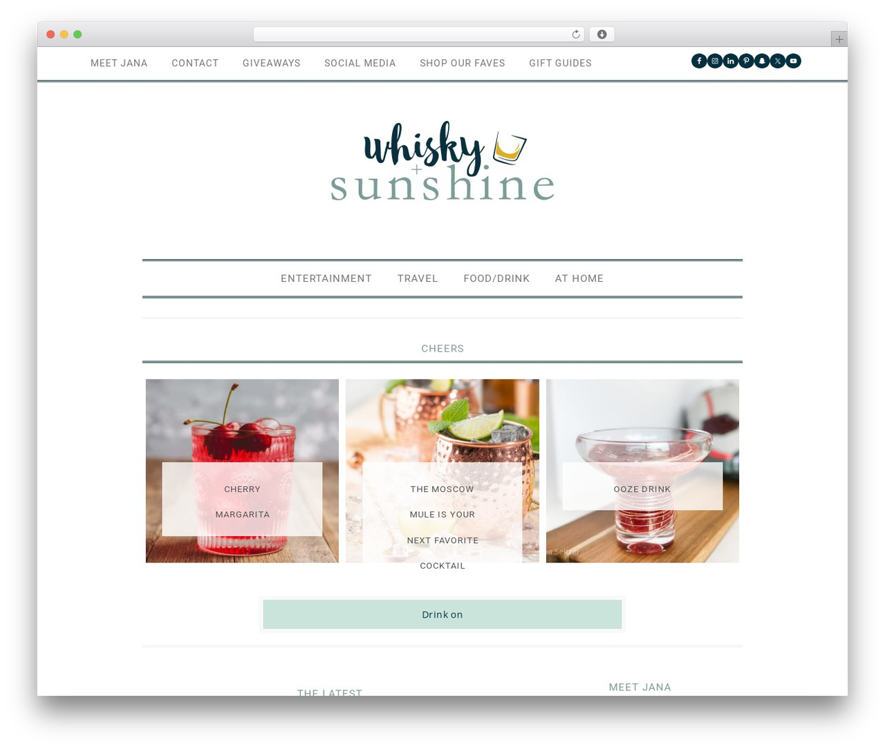 Divine Theme WordPress theme - whiskynsunshine.com