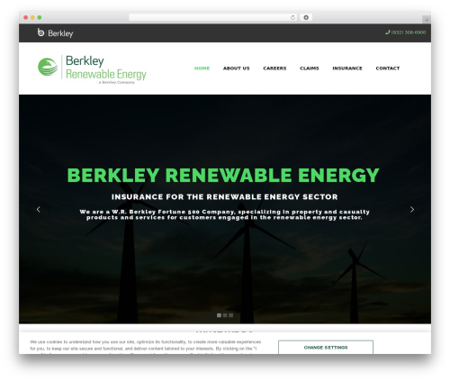 Duplex WordPress theme - berkleyrenewable.com