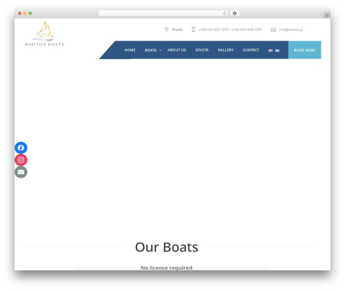 Ireca WordPress theme - nautos.gr