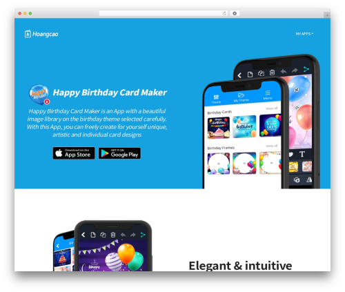 Nextapp WordPress theme - hoangcao.com