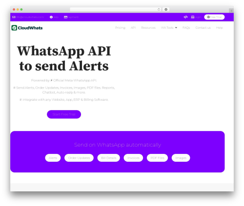 Phox host WordPress plugin - cloudwhats.com