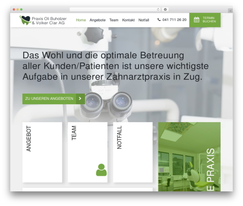 UnderStrap WordPress theme - olibuholzer.ch