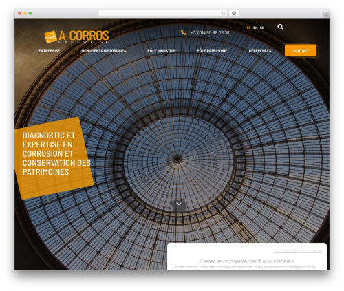 WordPress theme Beaver Builder Theme - a-corros.fr