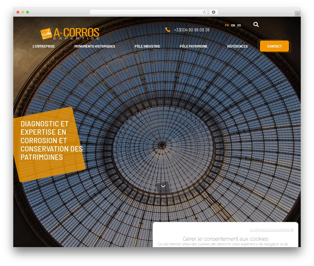 WordPress theme Beaver Builder Theme - a-corros.fr