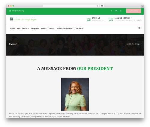 WordPress theme Charitab WP - ltoaka.org