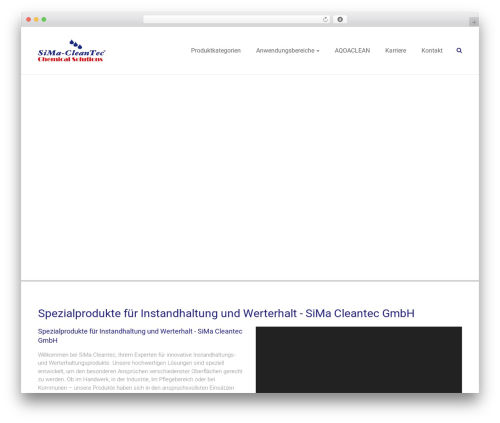 Ample theme WordPress - sima.cleaning