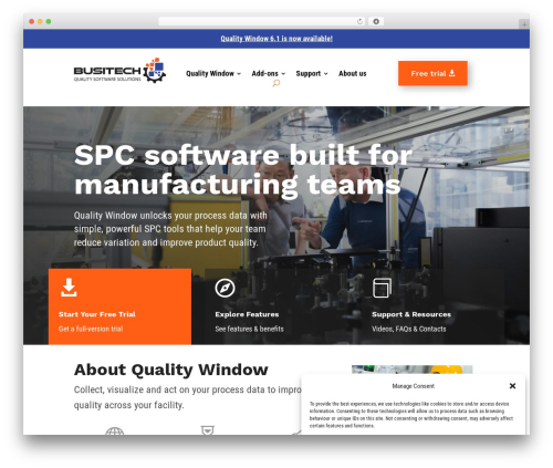 BusiTech WordPress theme - busitech.com