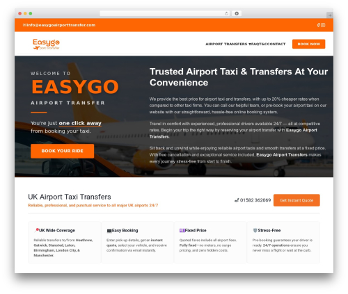 Ecab taxi booking manager WordPress plugin - easygoairporttransfer.com