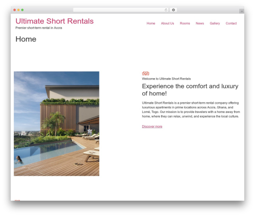 Boliin themer WordPress plugin - ultimateshortrentals.com
