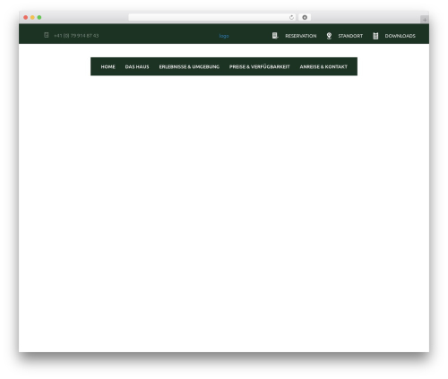 Theme WordPress Beaver Builder Theme - ferienhaus-rossfall.ch