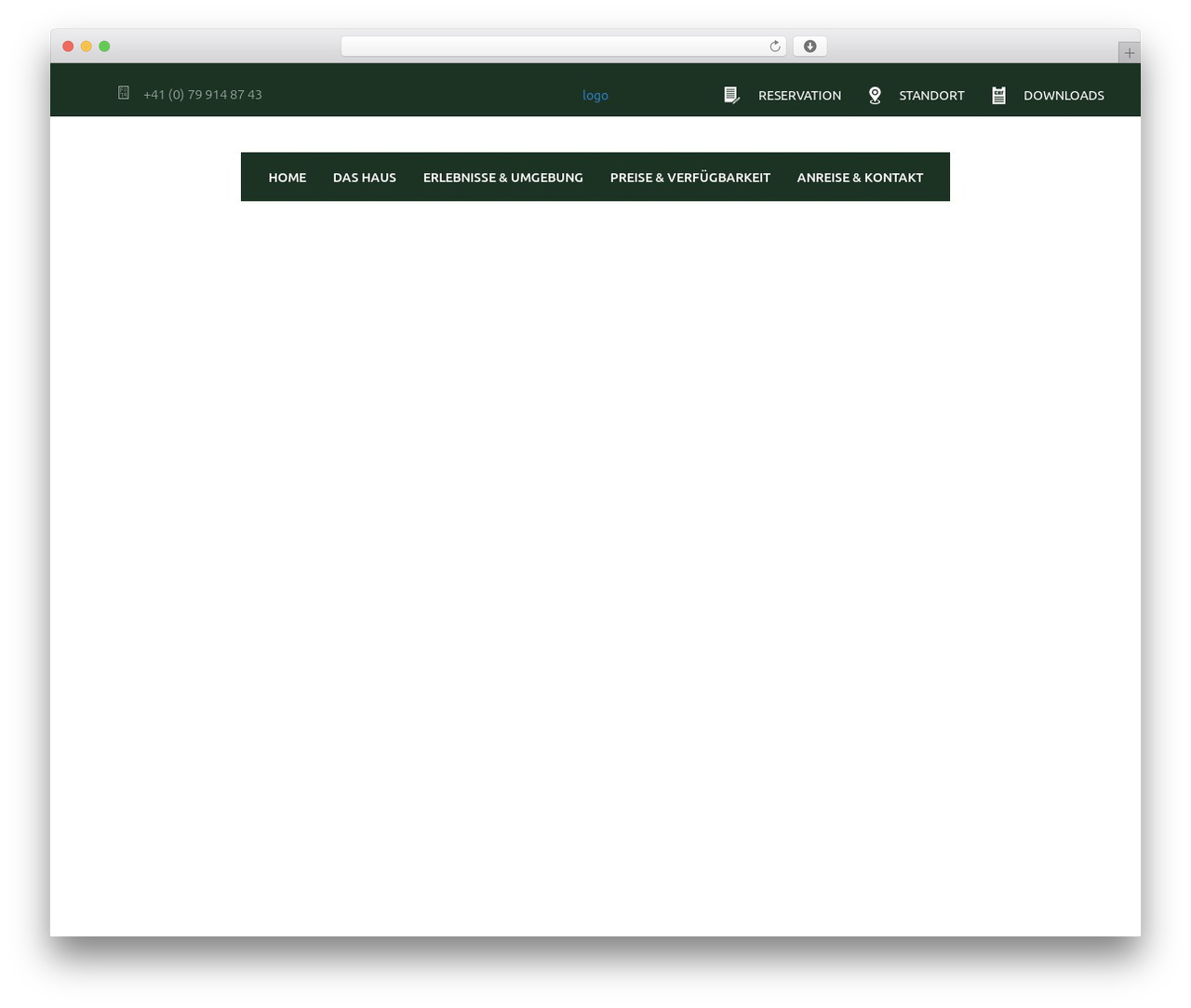 Theme WordPress Beaver Builder Theme - ferienhaus-rossfall.ch
