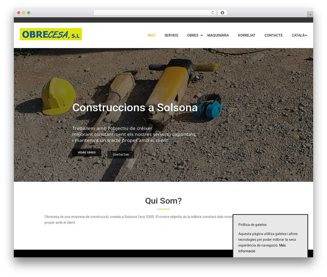 WordPress theme Constro - obrecesa.net