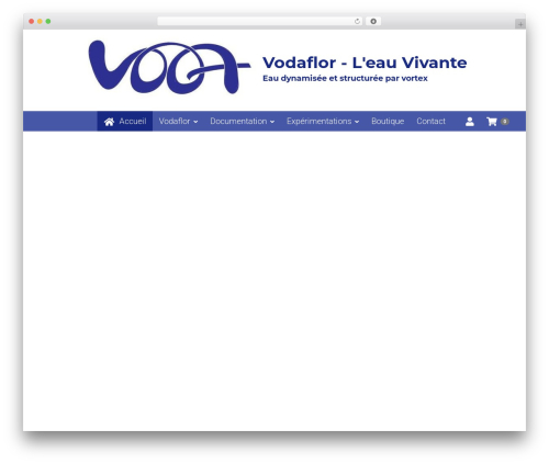 6temflex WordPress theme - vodaflor.com