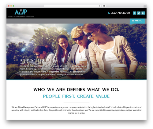 Amp WP template - alphamp.com