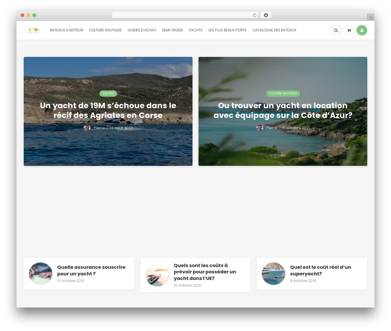 Bone theme WordPress - bateauxenmer.com