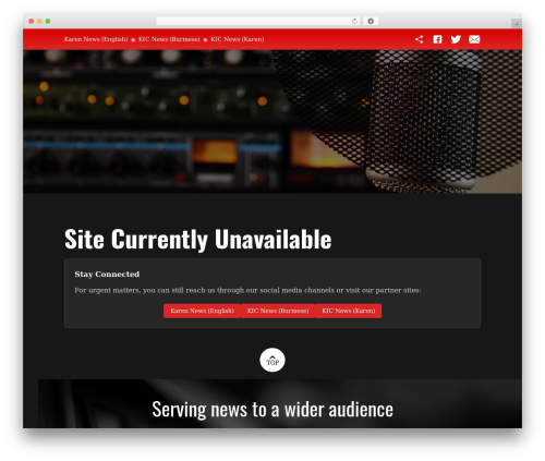 Bordermedia responsive theme WordPress - radiokaren.org