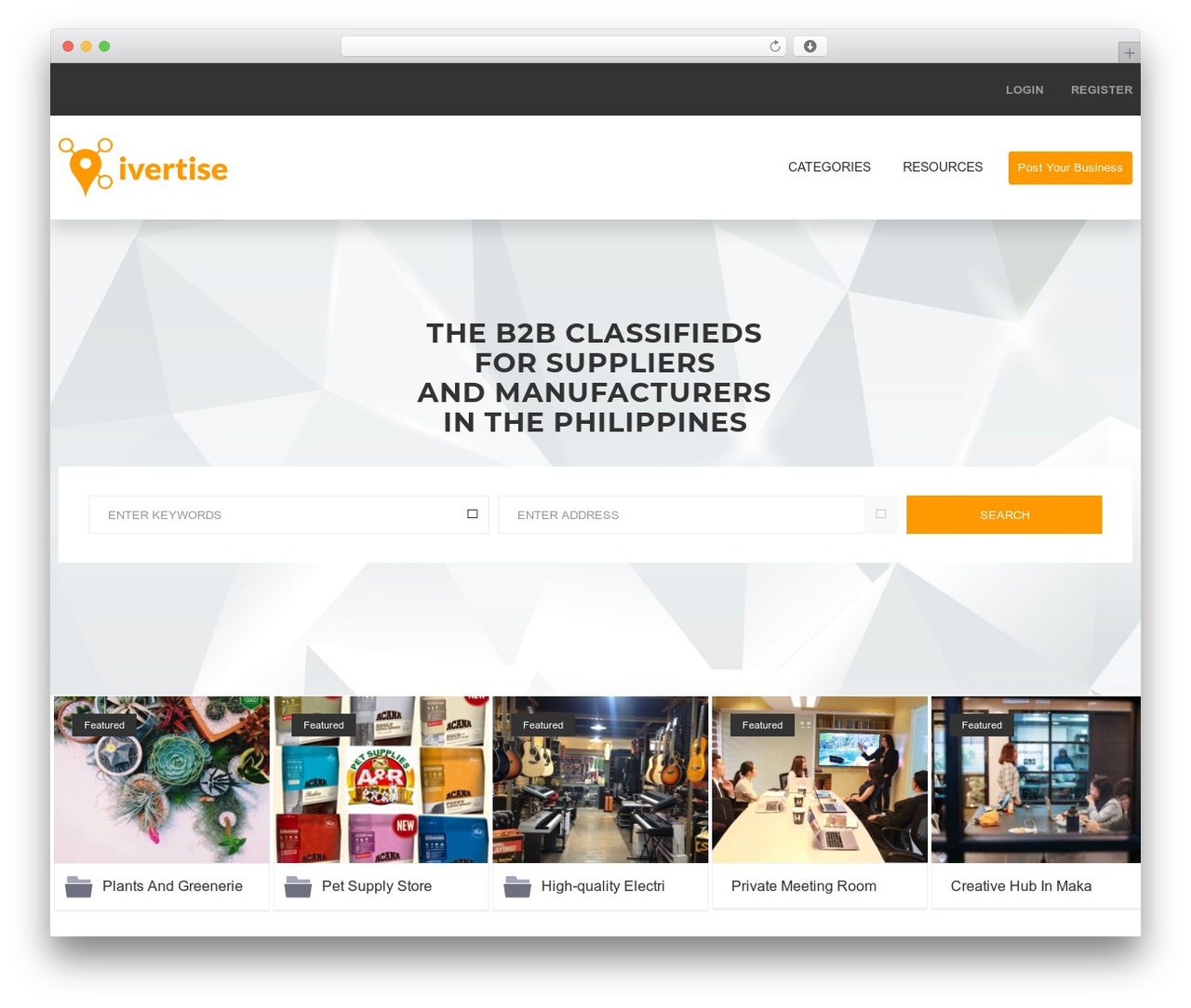 ClassiadsPro WordPress theme - ivertise.com