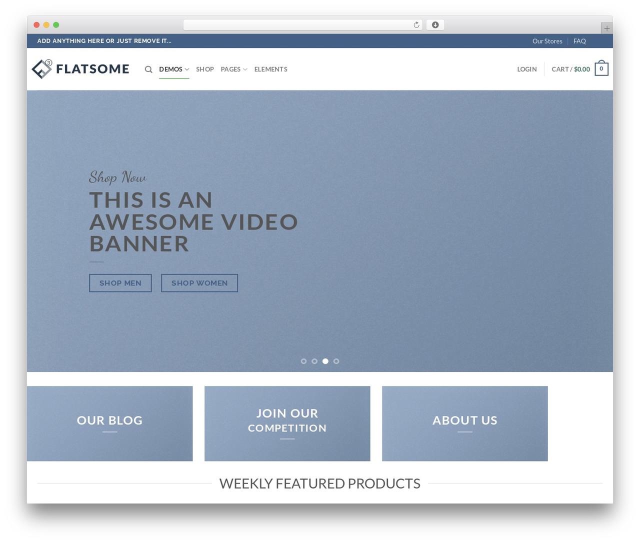 Flatsome WordPress ecommerce theme - www.allsortsshopping.com