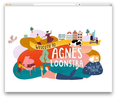 Genesis theme WordPress - agnesloonstra.nl