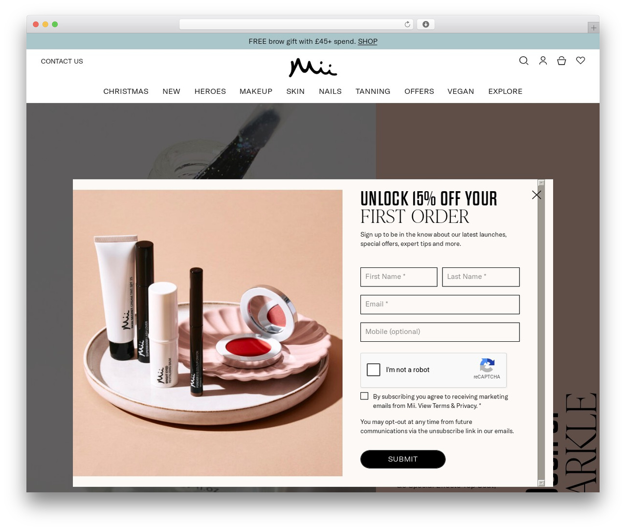 Mii Cosmetics v2 WordPress store theme - miicosmetics.com
