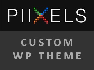 Piixels Custom Theme WordPress theme by Michael Dubbelt